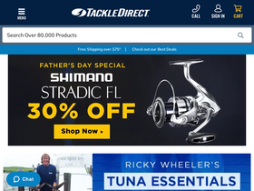 'tackledirect.com' screenshot