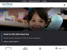 'tacomaschools.org' screenshot