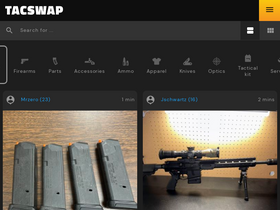 'tacswap.com' screenshot