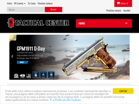 'tacticalcenter.es' screenshot