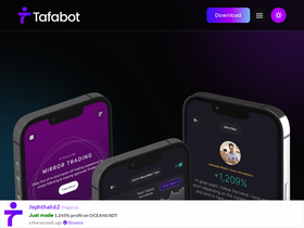 'tafabot.com' screenshot