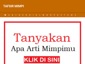 'tafsir-mimpi.com' screenshot
