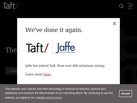 'taftlaw.com' screenshot