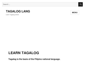 'tagaloglang.com' screenshot