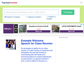 'tagalogtranslate.com' screenshot