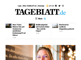 'tageblatt.de' screenshot