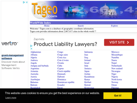 'tageo.com' screenshot
