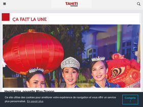 'tahiti-infos.com' screenshot