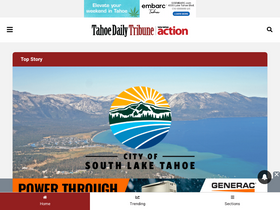 'tahoedailytribune.com' screenshot