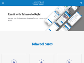 'tahweelalrajhi.com.sa' screenshot