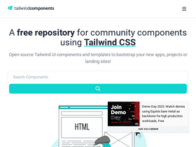 'tailwindcomponents.com' screenshot