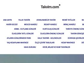 'takvim.com' screenshot
