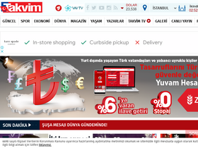 'takvim.com.tr' screenshot
