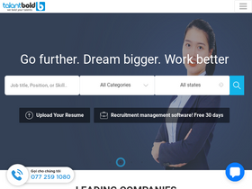 'talentbold.com' screenshot