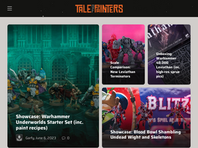 'taleofpainters.com' screenshot