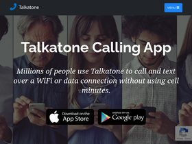 'talkatone.com' screenshot