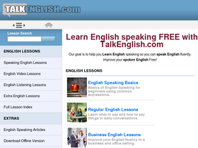 'talkenglish.com' screenshot