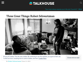 'talkhouse.com' screenshot