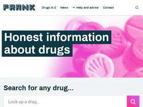 'talktofrank.com' screenshot