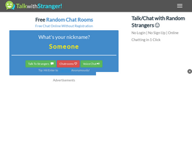 'talkwithstranger.com' screenshot