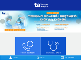'tamanhhospital.vn' screenshot