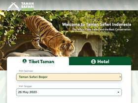 'tamansafari.com' screenshot