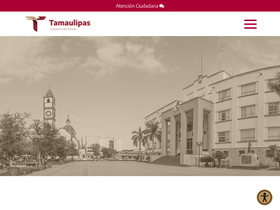 'tamaulipas.gob.mx' screenshot