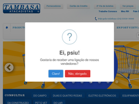 'tambasa.com' screenshot