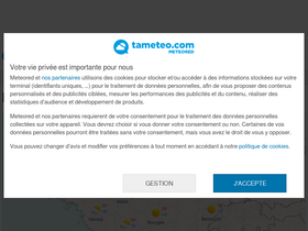 'tameteo.com' screenshot