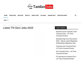 'tamilanjobs.com' screenshot