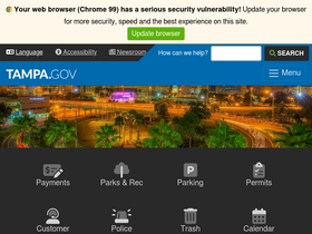 'tampagov.net' screenshot