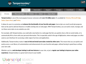 'tampermonkey.net' screenshot