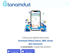 'tanamduit.com' screenshot