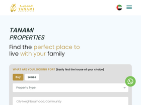 'tanamiproperties.com' screenshot