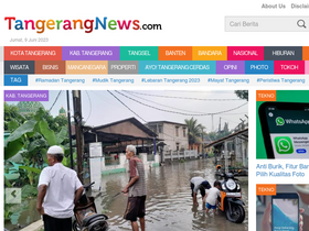'tangerangnews.com' screenshot