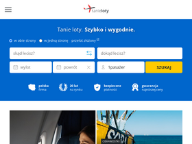 'tanie-loty.com.pl' screenshot