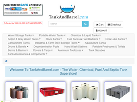 'tankandbarrel.com' screenshot
