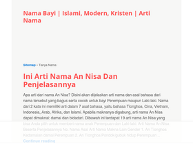 'tanyanama.com' screenshot