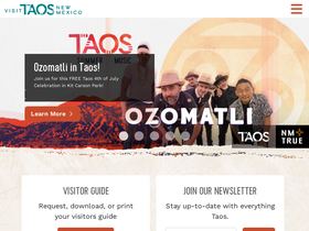'taos.org' screenshot