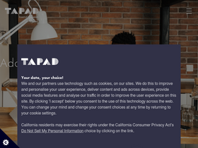 'tapad.com' screenshot