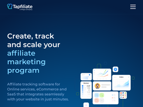 'tapfiliate.com' screenshot
