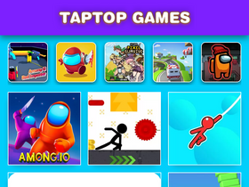 'taptop.games' screenshot