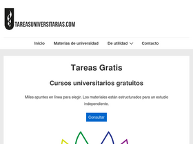 'tareasuniversitarias.com' screenshot
