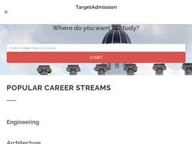 'targetadmission.com' screenshot