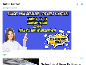 'tarihkursu.com' screenshot