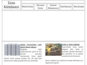'tarimkutuphanesi.com' screenshot