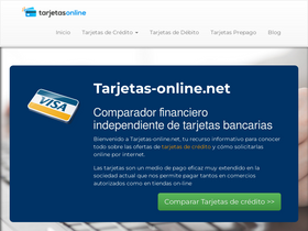 'tarjetas-online.net' screenshot