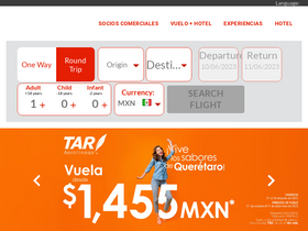'tarmexico.com' screenshot