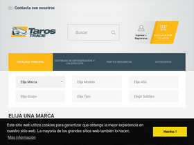 'tarostrade.es' screenshot