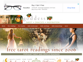 'tarotgoddess.com' screenshot